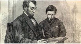 Hình ảnh cố tổng thống Mỹ Abraham Lincoln