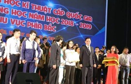 Trường THPT Hà Huy Tập - Tp Vinh - Nghệ An có một dự án đạt giải tại cuộc thi Khoa học kỹ thuật cấp quốc gia năm 2019